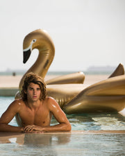 Best Pool Floats - Gold Swan
